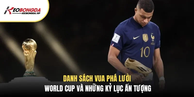 Danh Sách Vua Phá Lưới World Cup​ Và Những Kỷ Lục Ấn Tượng