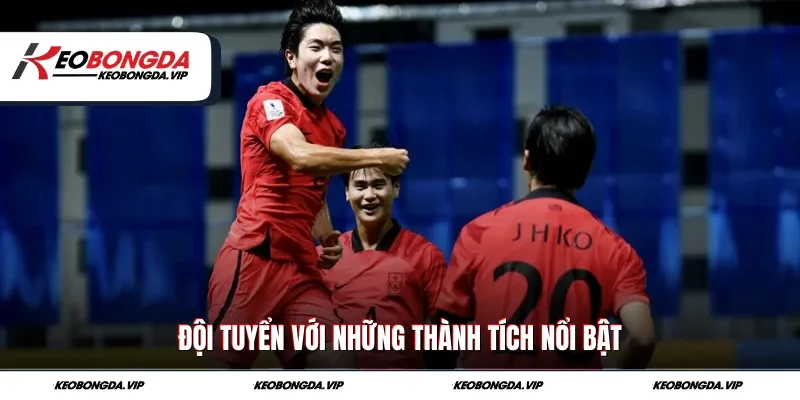 Đội tuyển với những thành tích nổi bật